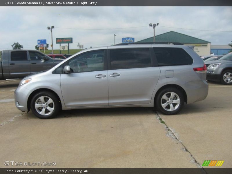 Silver Sky Metallic / Light Gray 2011 Toyota Sienna LE