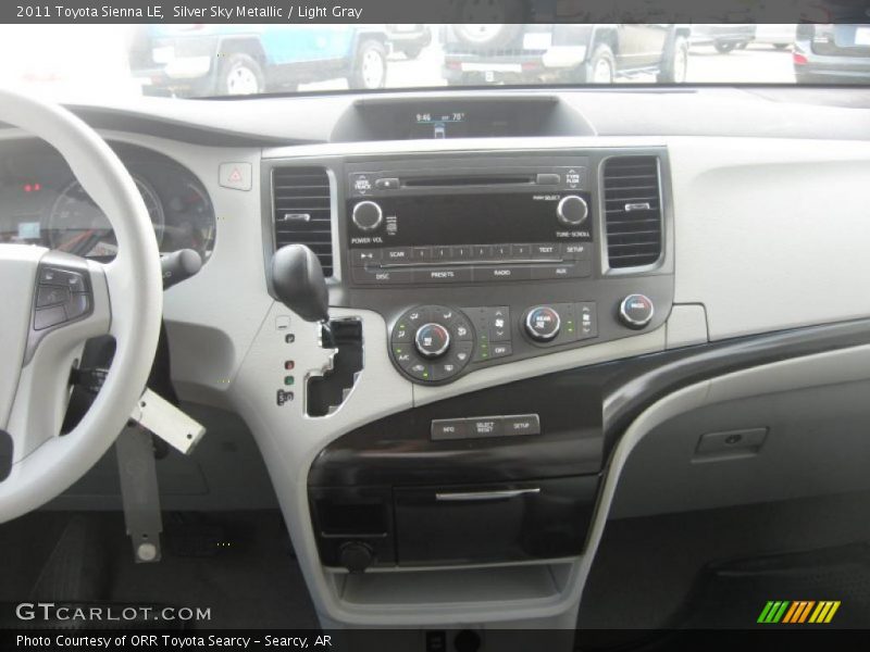 Silver Sky Metallic / Light Gray 2011 Toyota Sienna LE