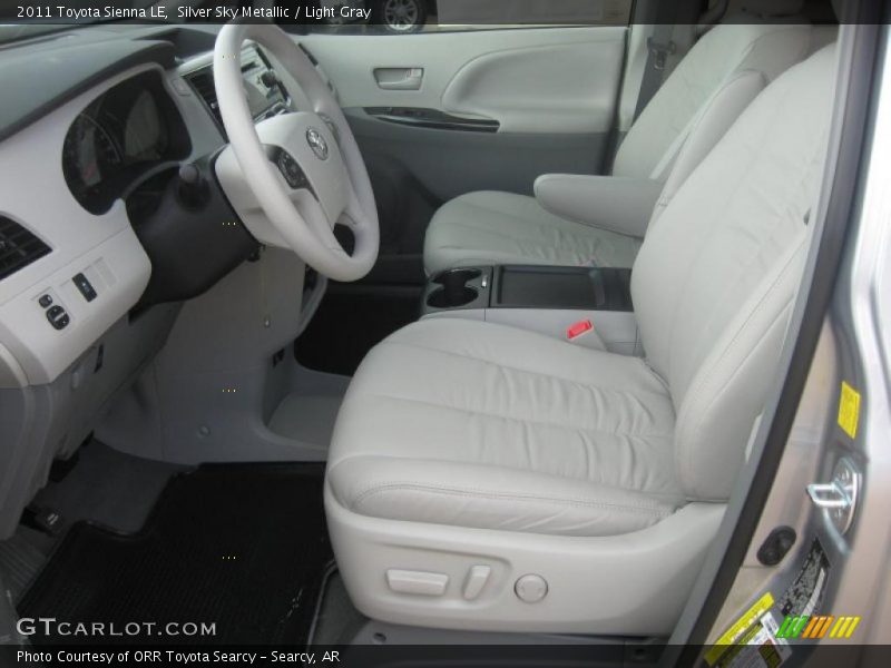 Silver Sky Metallic / Light Gray 2011 Toyota Sienna LE