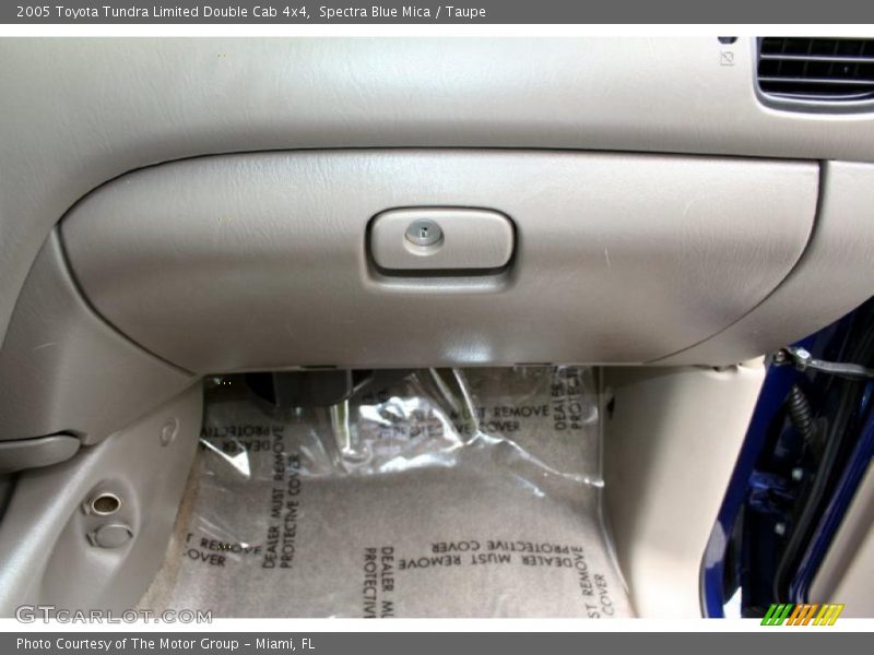 Spectra Blue Mica / Taupe 2005 Toyota Tundra Limited Double Cab 4x4
