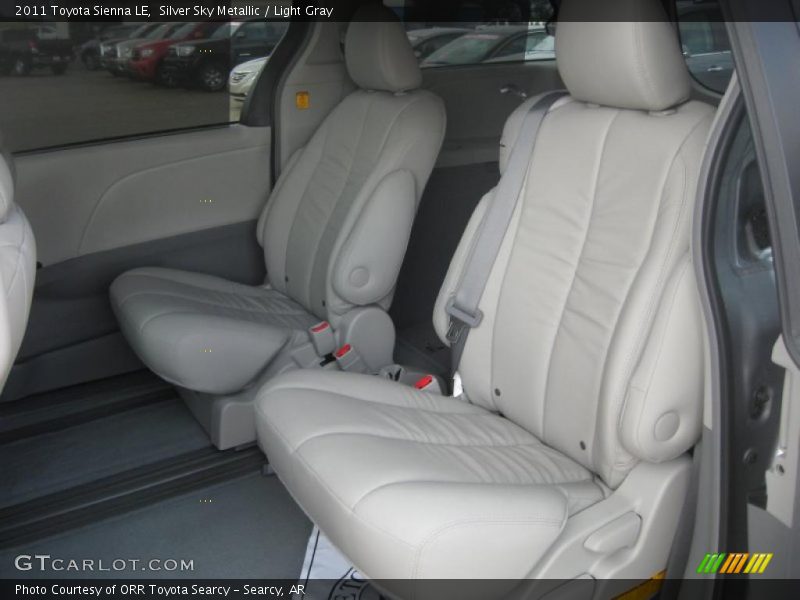 Silver Sky Metallic / Light Gray 2011 Toyota Sienna LE