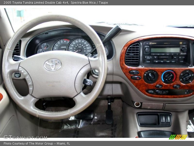Spectra Blue Mica / Taupe 2005 Toyota Tundra Limited Double Cab 4x4