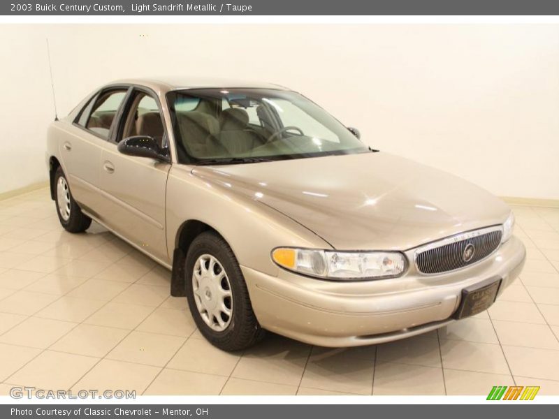 Light Sandrift Metallic / Taupe 2003 Buick Century Custom