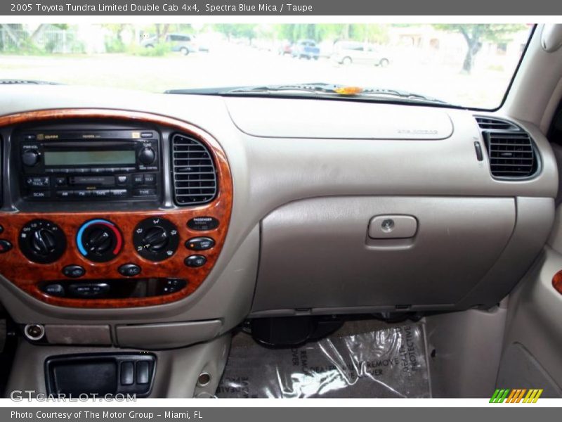 Spectra Blue Mica / Taupe 2005 Toyota Tundra Limited Double Cab 4x4