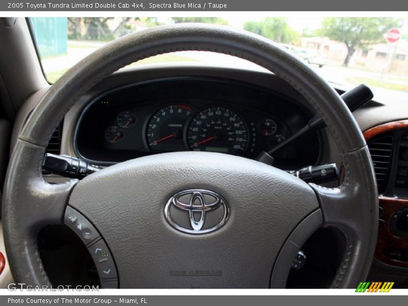Spectra Blue Mica / Taupe 2005 Toyota Tundra Limited Double Cab 4x4