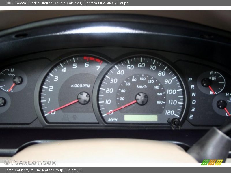 Spectra Blue Mica / Taupe 2005 Toyota Tundra Limited Double Cab 4x4