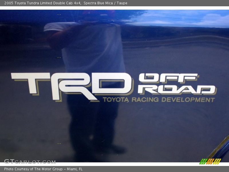 Spectra Blue Mica / Taupe 2005 Toyota Tundra Limited Double Cab 4x4