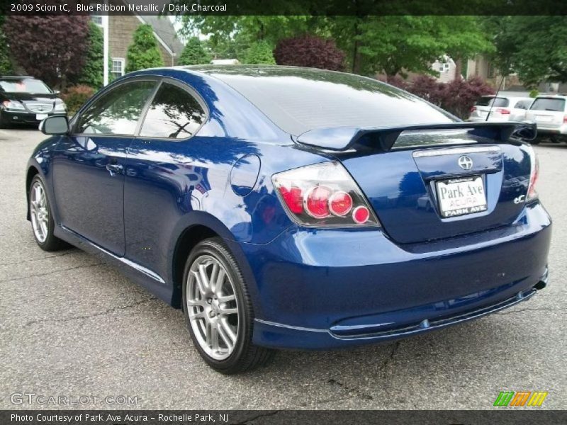 Blue Ribbon Metallic / Dark Charcoal 2009 Scion tC