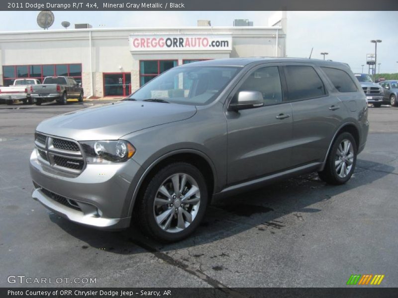 Mineral Gray Metallic / Black 2011 Dodge Durango R/T 4x4