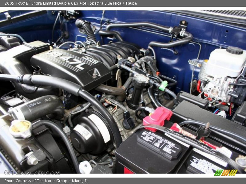  2005 Tundra Limited Double Cab 4x4 Engine - 4.7 Liter DOHC 32-Valve V8