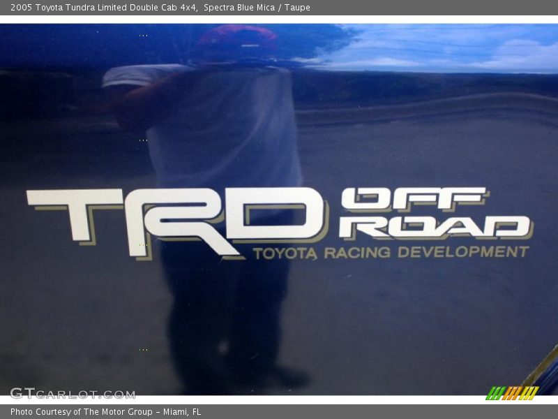 Spectra Blue Mica / Taupe 2005 Toyota Tundra Limited Double Cab 4x4