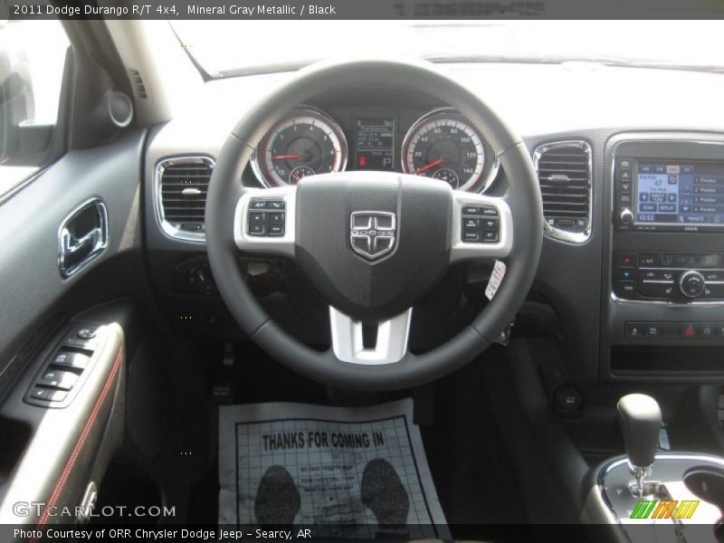 Mineral Gray Metallic / Black 2011 Dodge Durango R/T 4x4