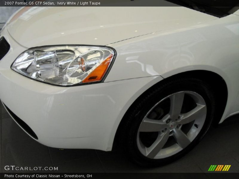 Ivory White / Light Taupe 2007 Pontiac G6 GTP Sedan