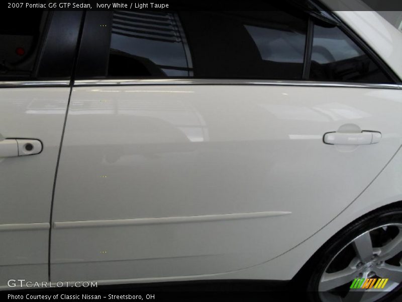 Ivory White / Light Taupe 2007 Pontiac G6 GTP Sedan