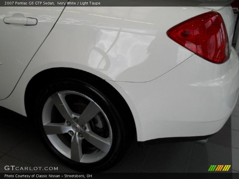 Ivory White / Light Taupe 2007 Pontiac G6 GTP Sedan