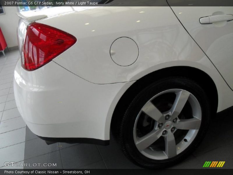 Ivory White / Light Taupe 2007 Pontiac G6 GTP Sedan