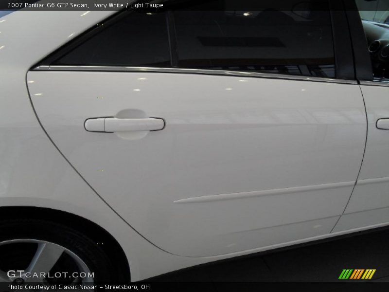 Ivory White / Light Taupe 2007 Pontiac G6 GTP Sedan