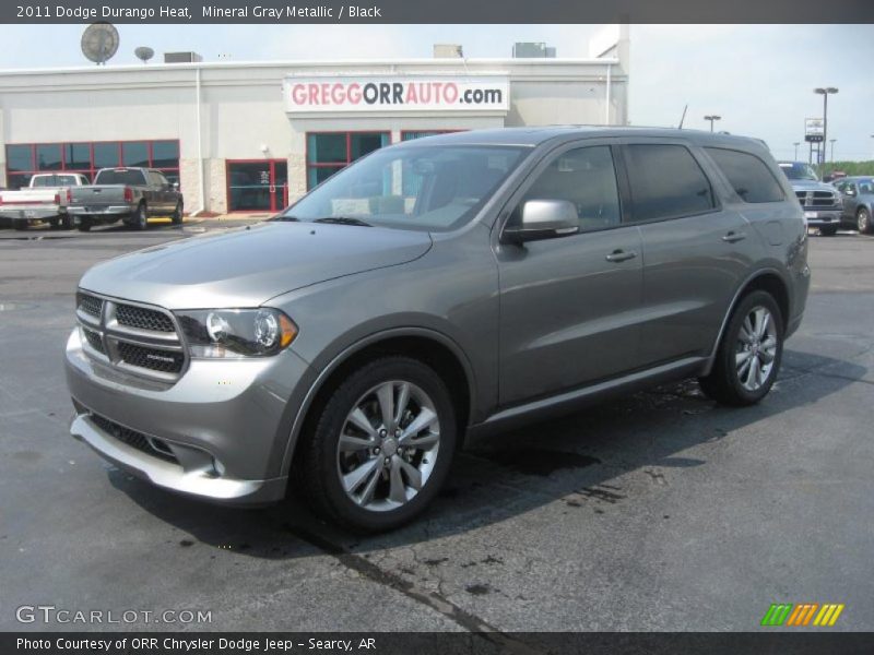 Mineral Gray Metallic / Black 2011 Dodge Durango Heat