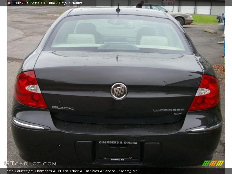 Black Onyx / Neutral 2008 Buick LaCrosse CX