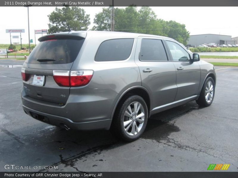 Mineral Gray Metallic / Black 2011 Dodge Durango Heat