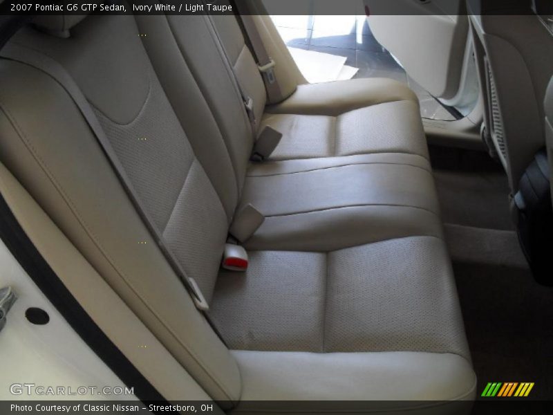 Ivory White / Light Taupe 2007 Pontiac G6 GTP Sedan