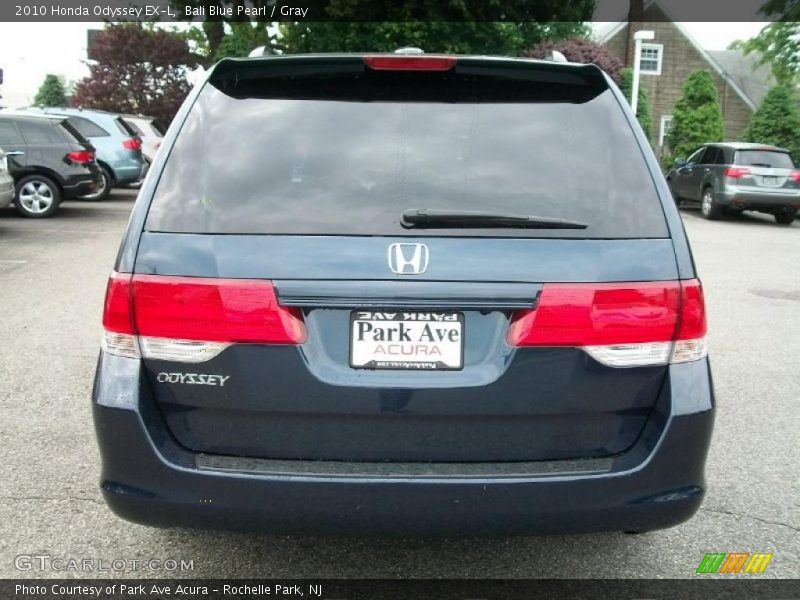 Bali Blue Pearl / Gray 2010 Honda Odyssey EX-L