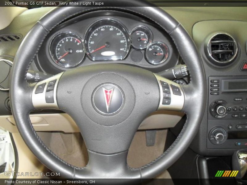 Ivory White / Light Taupe 2007 Pontiac G6 GTP Sedan