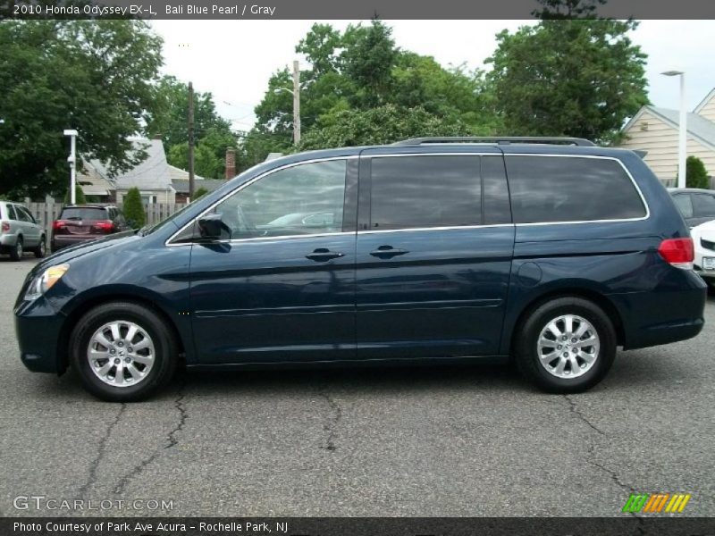 Bali Blue Pearl / Gray 2010 Honda Odyssey EX-L