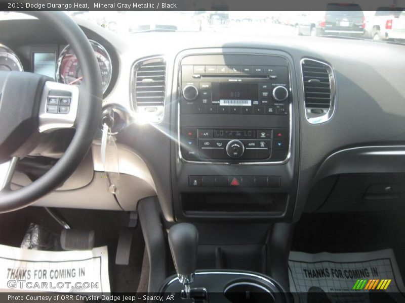Mineral Gray Metallic / Black 2011 Dodge Durango Heat