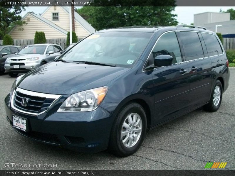 Bali Blue Pearl / Gray 2010 Honda Odyssey EX-L