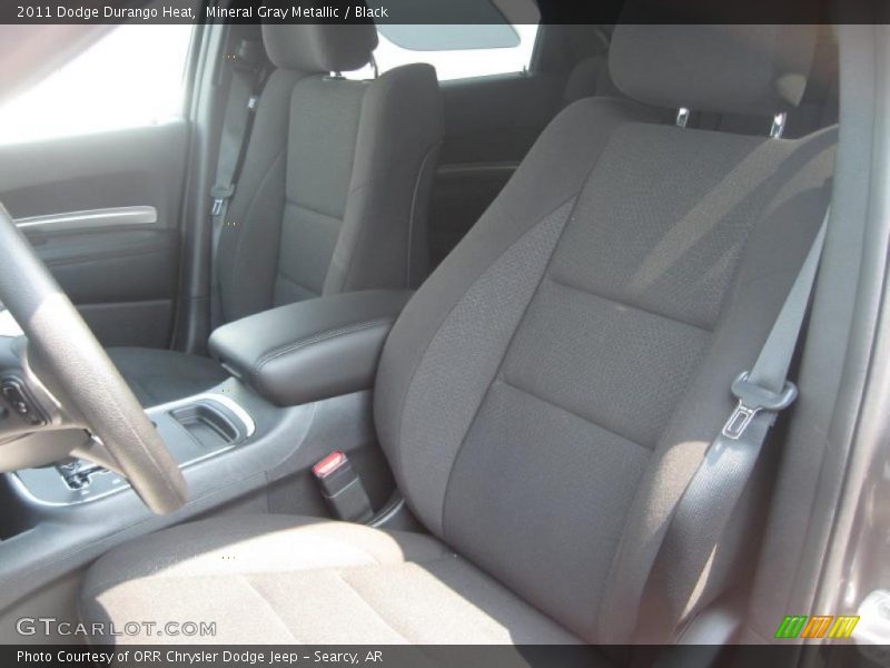 Mineral Gray Metallic / Black 2011 Dodge Durango Heat