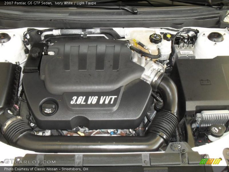  2007 G6 GTP Sedan Engine - 3.6 Liter DOHC 24 Valve VVT V6