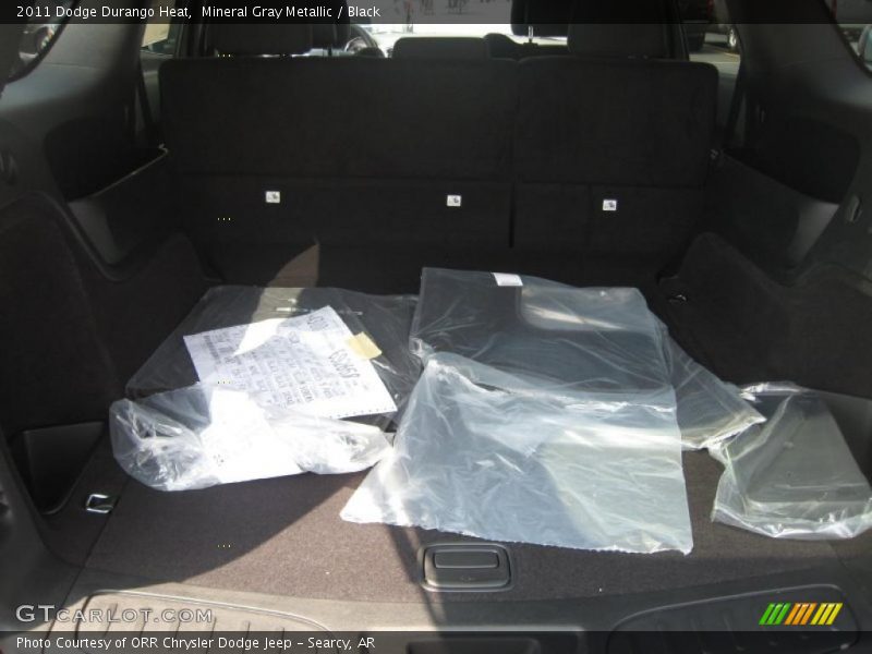 Mineral Gray Metallic / Black 2011 Dodge Durango Heat