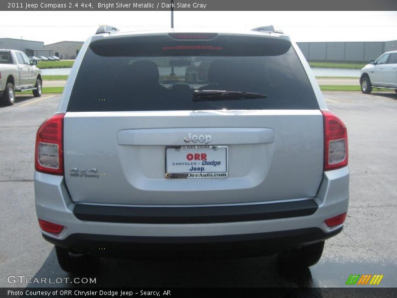 Bright Silver Metallic / Dark Slate Gray 2011 Jeep Compass 2.4 4x4