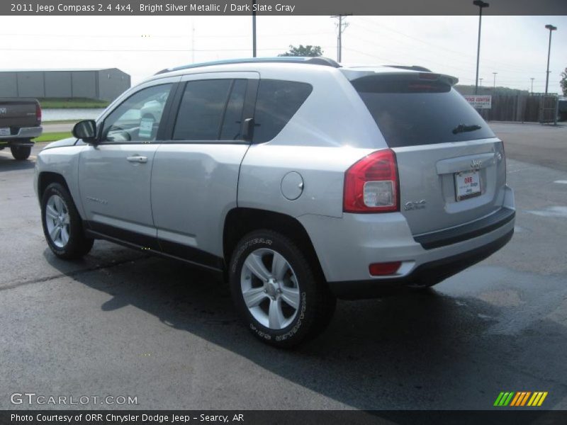 Bright Silver Metallic / Dark Slate Gray 2011 Jeep Compass 2.4 4x4