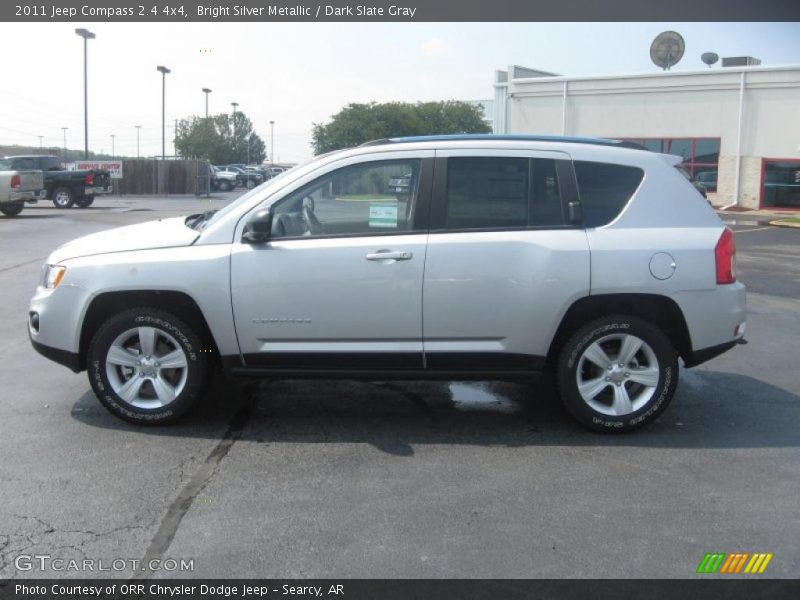 Bright Silver Metallic / Dark Slate Gray 2011 Jeep Compass 2.4 4x4