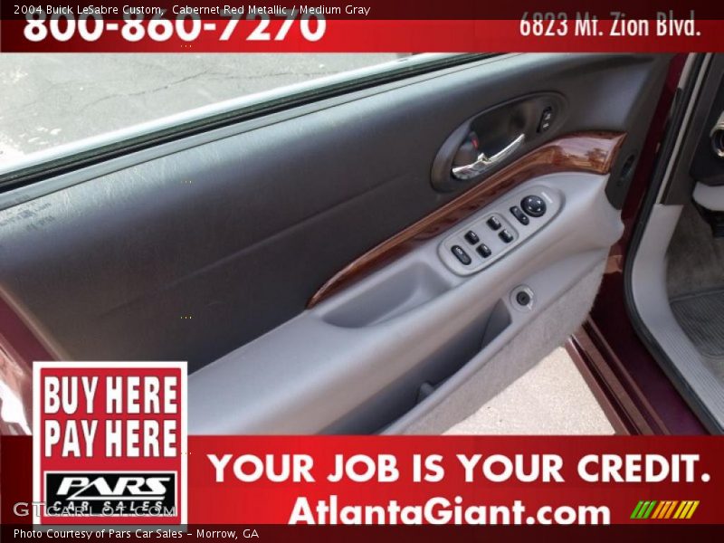 Cabernet Red Metallic / Medium Gray 2004 Buick LeSabre Custom