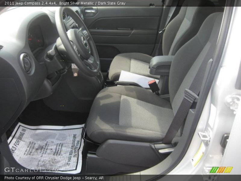 Bright Silver Metallic / Dark Slate Gray 2011 Jeep Compass 2.4 4x4