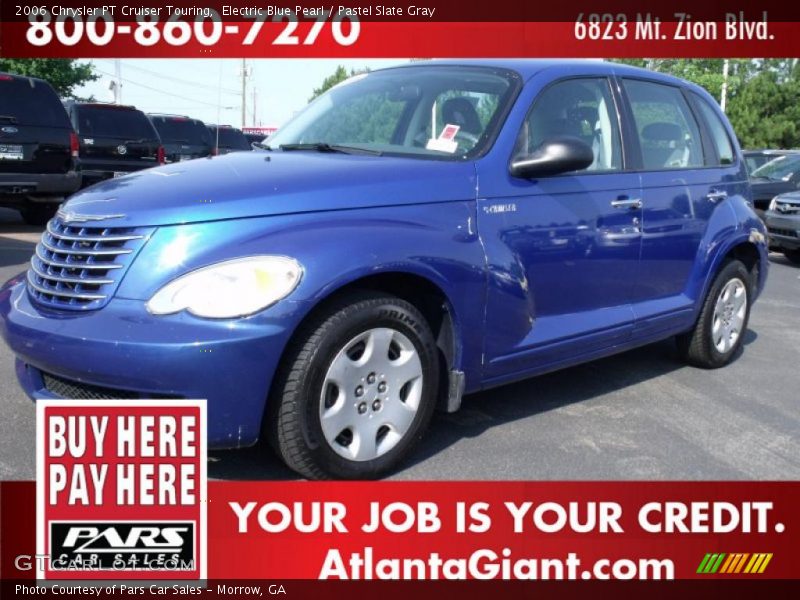 Electric Blue Pearl / Pastel Slate Gray 2006 Chrysler PT Cruiser Touring