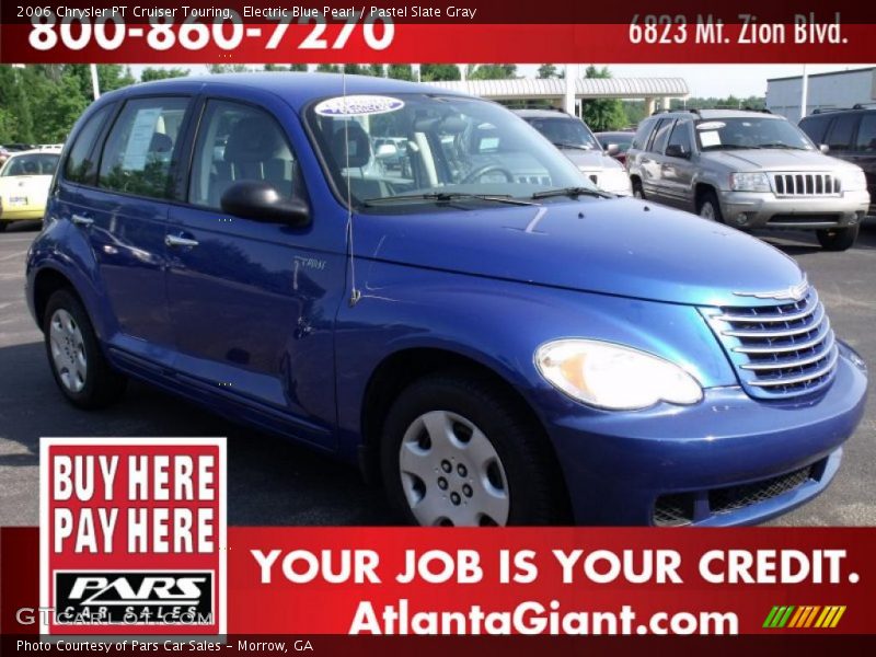 Electric Blue Pearl / Pastel Slate Gray 2006 Chrysler PT Cruiser Touring