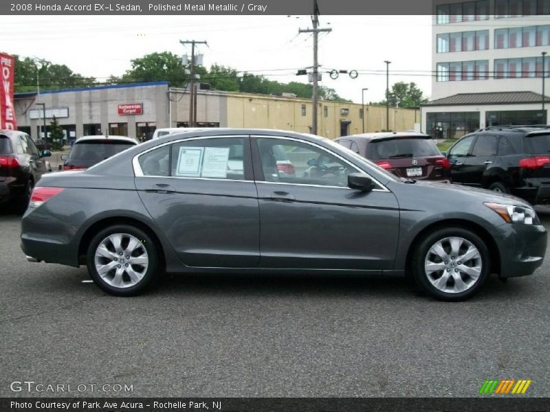 Polished Metal Metallic / Gray 2008 Honda Accord EX-L Sedan
