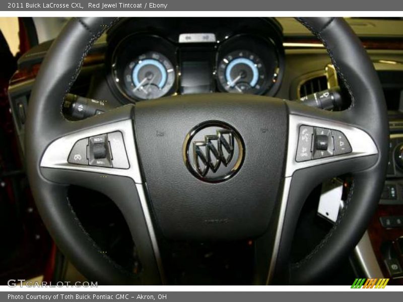 Red Jewel Tintcoat / Ebony 2011 Buick LaCrosse CXL