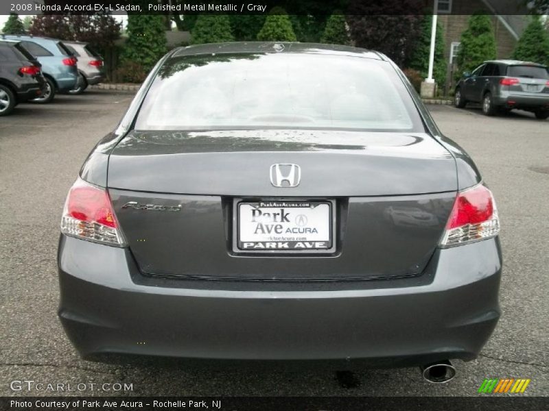 Polished Metal Metallic / Gray 2008 Honda Accord EX-L Sedan