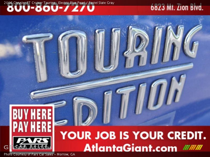 Electric Blue Pearl / Pastel Slate Gray 2006 Chrysler PT Cruiser Touring