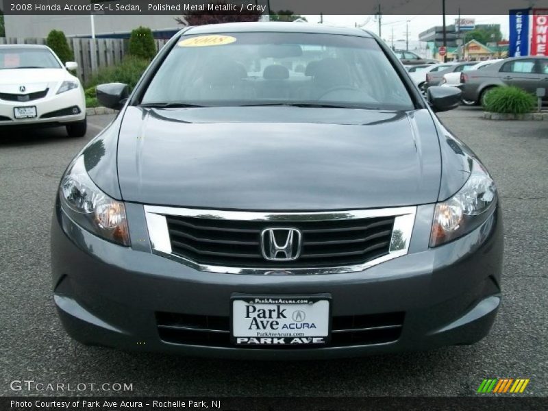 Polished Metal Metallic / Gray 2008 Honda Accord EX-L Sedan