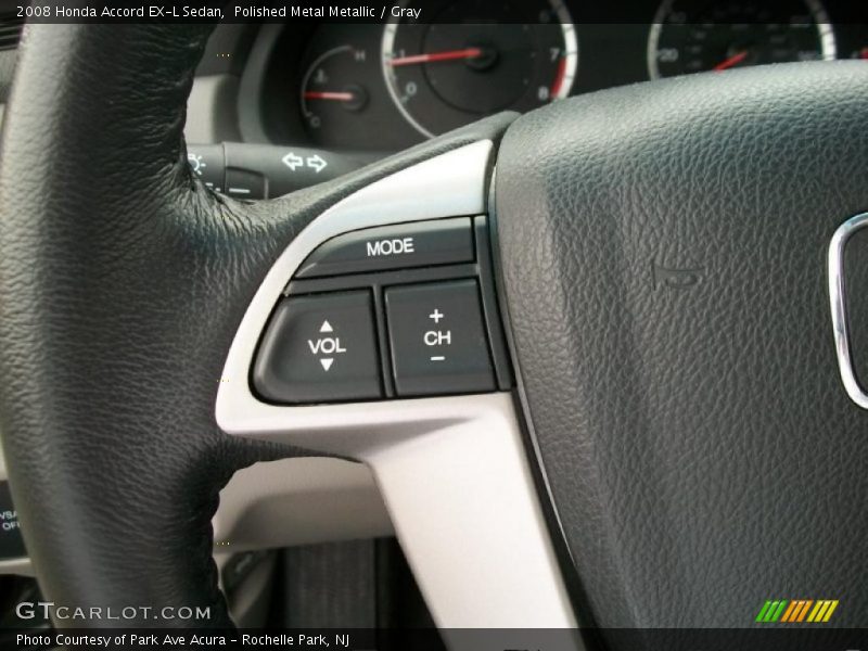 Polished Metal Metallic / Gray 2008 Honda Accord EX-L Sedan