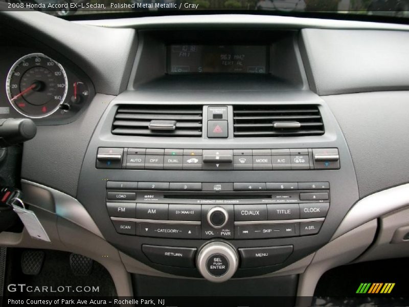 Polished Metal Metallic / Gray 2008 Honda Accord EX-L Sedan