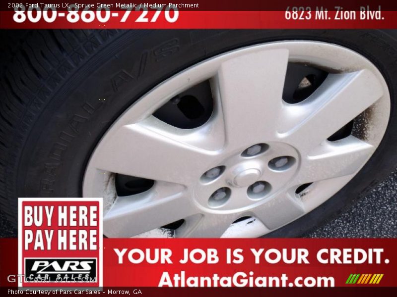 Spruce Green Metallic / Medium Parchment 2002 Ford Taurus LX