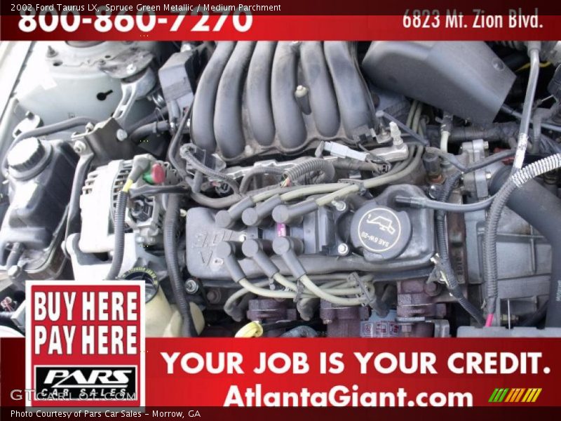 Spruce Green Metallic / Medium Parchment 2002 Ford Taurus LX