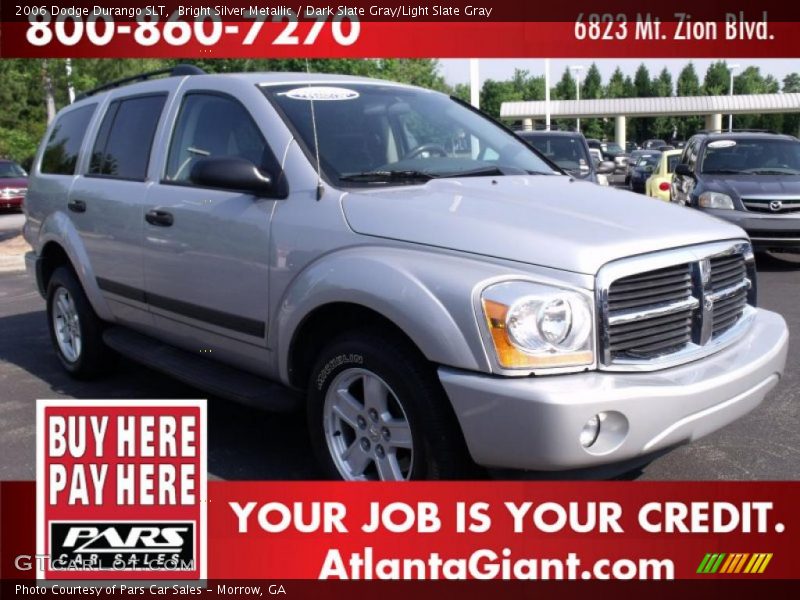 Bright Silver Metallic / Dark Slate Gray/Light Slate Gray 2006 Dodge Durango SLT
